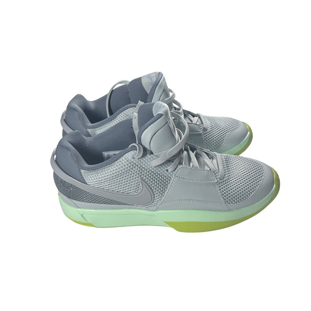 Nike JA 1 Basketball Sneakers Mens Size 10 Gray Lime Green Shoes FQ4796 003 NWOB